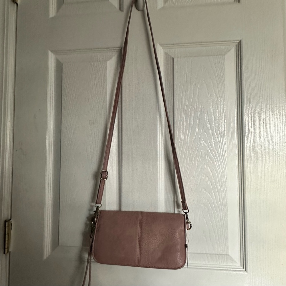 NWT Classic Convertible Crossbody Bag/Organizer in Dusty Rose - Picture 2 of 6